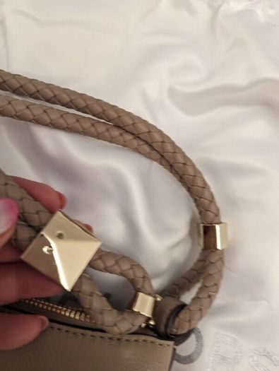 Michael Kors Lexington Large Shoulder Bag in Taupe