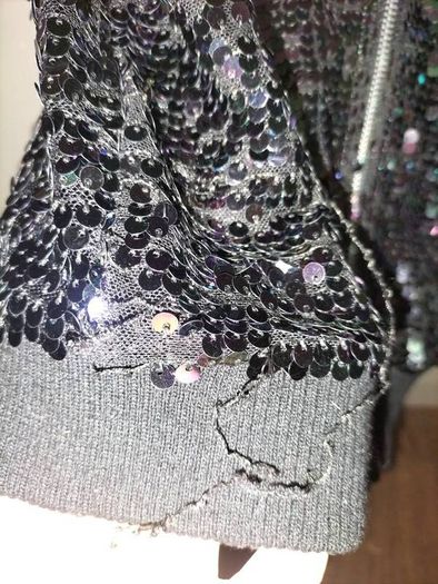 Black sequin jacket age 9 to 10