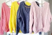 Sweater with golden chain 6-12 size