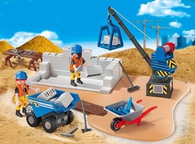 Playmobil City Action 70513 Construction Site Super Set