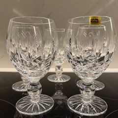 Cavan Crystal Sheelin Hand-Cut Goblets x6