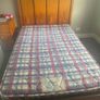 Solid Wood Bed and Mattress Image 9