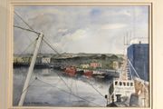 Louis O Connell Painting of Howth Harbour
