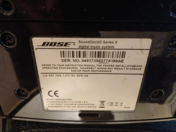 Bose soundock series II