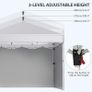 Pop Up Gazebo 3 x 3 (M) with 2 Sidewalls, Leg Weight Bags Image 5