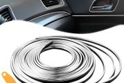 NEW SALE | Car Accessories Interior Trim Strips - Silver 10M / 32.8FT Universal Car Gap Fillers Automobile Mods Decorative Accessories DIY Flexible Strip Decor Accessory with Installing Tool