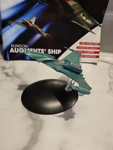 star trek eaglemoss klingon augments ship