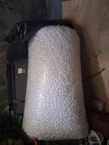 Large bag of polystyrene packing