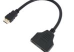 HDMI Splitter 1 to 2 Cable Male to Female M/F 1 in 2 out Adapter HDMI Converter