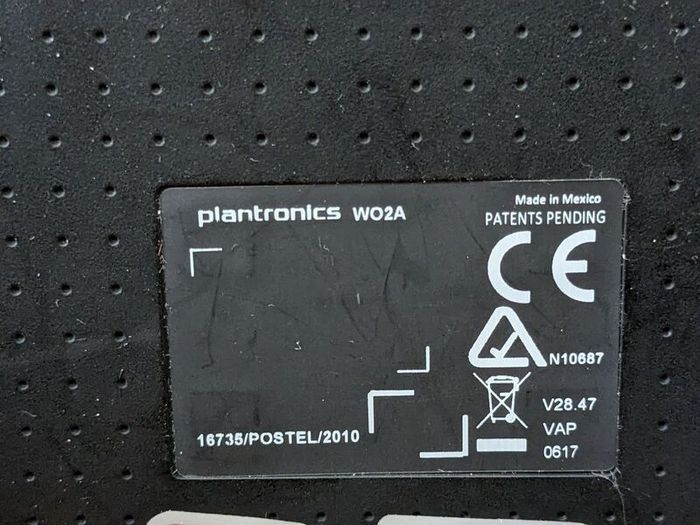 Plantronics/Poly Savi W720 wireless headset incl. docking station