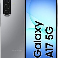 Samsung Galaxy A17 5G, AI Smartphone, Slim 7.5mm Frame, Large Screen, 50MP Camera, 128GB Storage, 4GB Memory, 5000 mAh Battery, Grey, 3 Year Extended Warranty (UK Version)