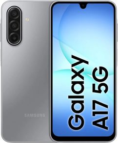 Samsung Galaxy A17 5G, AI Smartphone, Slim 7.5mm Frame, Large Screen, 50MP Camera, 128GB Storage, 4GB Memory, 5000 mAh Battery, Grey, 3 Year Extended Warranty (UK Version)