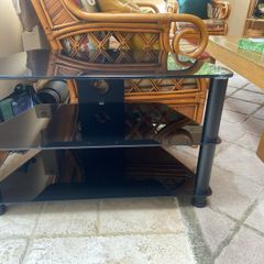 FREE glass TV stand