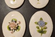 Coalport "Flower of the Month " Wall Plaques