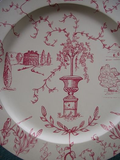 2 X Wedgwood Hand Painted Wooden Chargers - 13" Dia. - Factory Prototypes