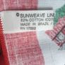 Sunweave Linen Corporation 6 Napkins Made In Brazil Image 2