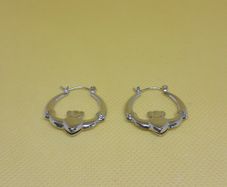 Claddagh earrings