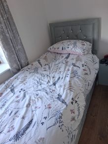 Single Bed and Headboard
