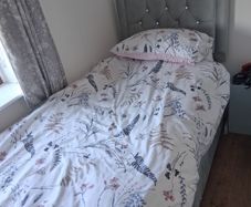 Single Bed and Headboard