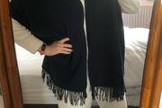 Navy shawl