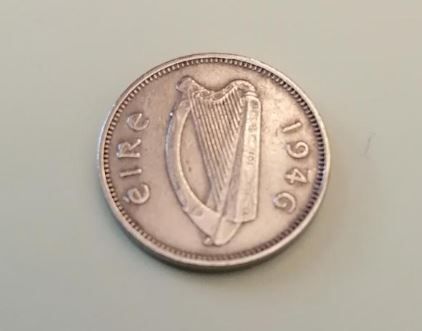 1946 Eire Thruppence 3d for sale