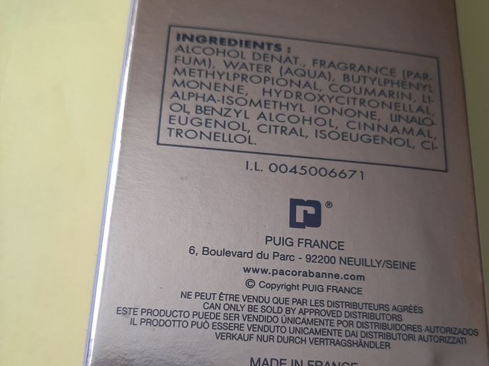 New mens unopened 1 million Paco Robanne