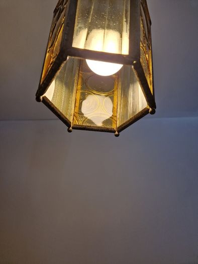 Antigue French Copper lantern ceiling light