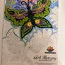 colouring book & pencils Image 2