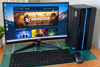 Lenovo Gaming PC + AOC 165Hz Curved Monitor | i5-12400F | RTX 3050 8GB