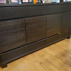 Sideboard cabinet - Solid wood (walnut)
