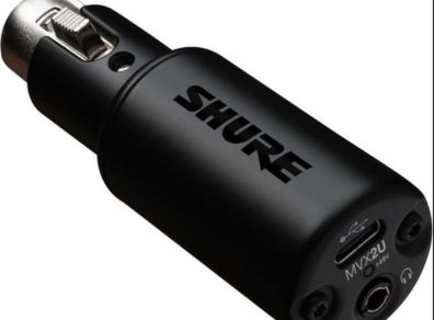 Shure MVX2U XLR-to-USB Digital Interface Pre Amp