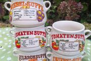 Vintage Collectable German  Soup Bowls