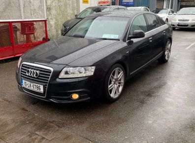 Audi a6 c6 2.0tdi s-line 6 speed manual 10 reg for breaking parts bi xenon lights sline leather interior led tail lights bumpers cr engine 6 speed gearbox