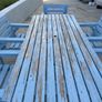 solid wood garden table & chairs Image 4