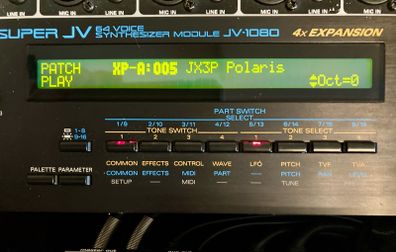Roland JV-1080 classic rack synth expanded