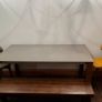 Glass kitchen table Image 3