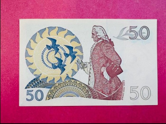 Sweden   50  Kronor. 1990  Pick  53m. ( Uncirculated )