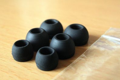 6 In-Ear Gel Tips (3 pairs), BRAND NEW
