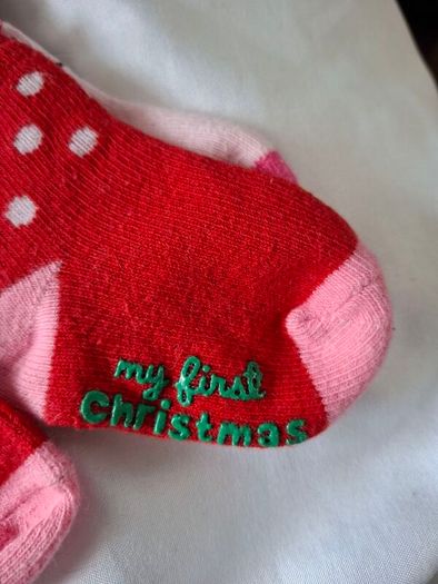 Carter's 1st Christmas socks
