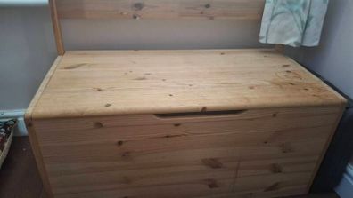 wooden storage box