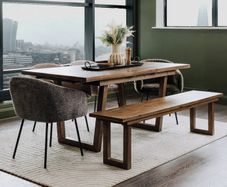 180cm-240cm Cashew Extendable Dining Table