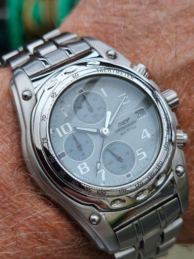 Watch Citizen OXY Chronograph. Quartz
