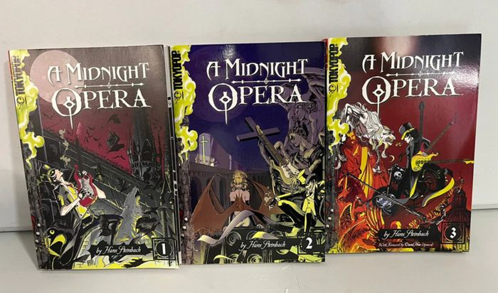 A Midnight Opera Hans Steinbach Manga Vol 1-3 English