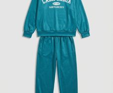Girls' "California" Tracksuit Set (Sweatshirt & Joggers)