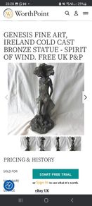 Irish Spirit of the Wind!,, hand made sculpture