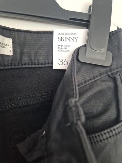 Mango Leather Trousers