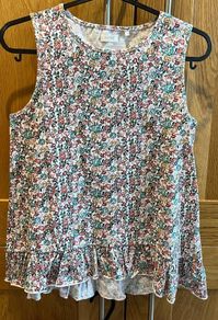 NEXT BNWT Girls Summer Top, dipped back, age 10