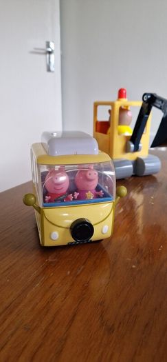 Assortment of peppa pig toys
