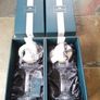 Two Newgrange Mia Pillar Candle Holders & Candles Image 3