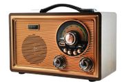 Vintage Bom Box Analogica Am Fm Sw 3 Band Wood Radio With Transformer